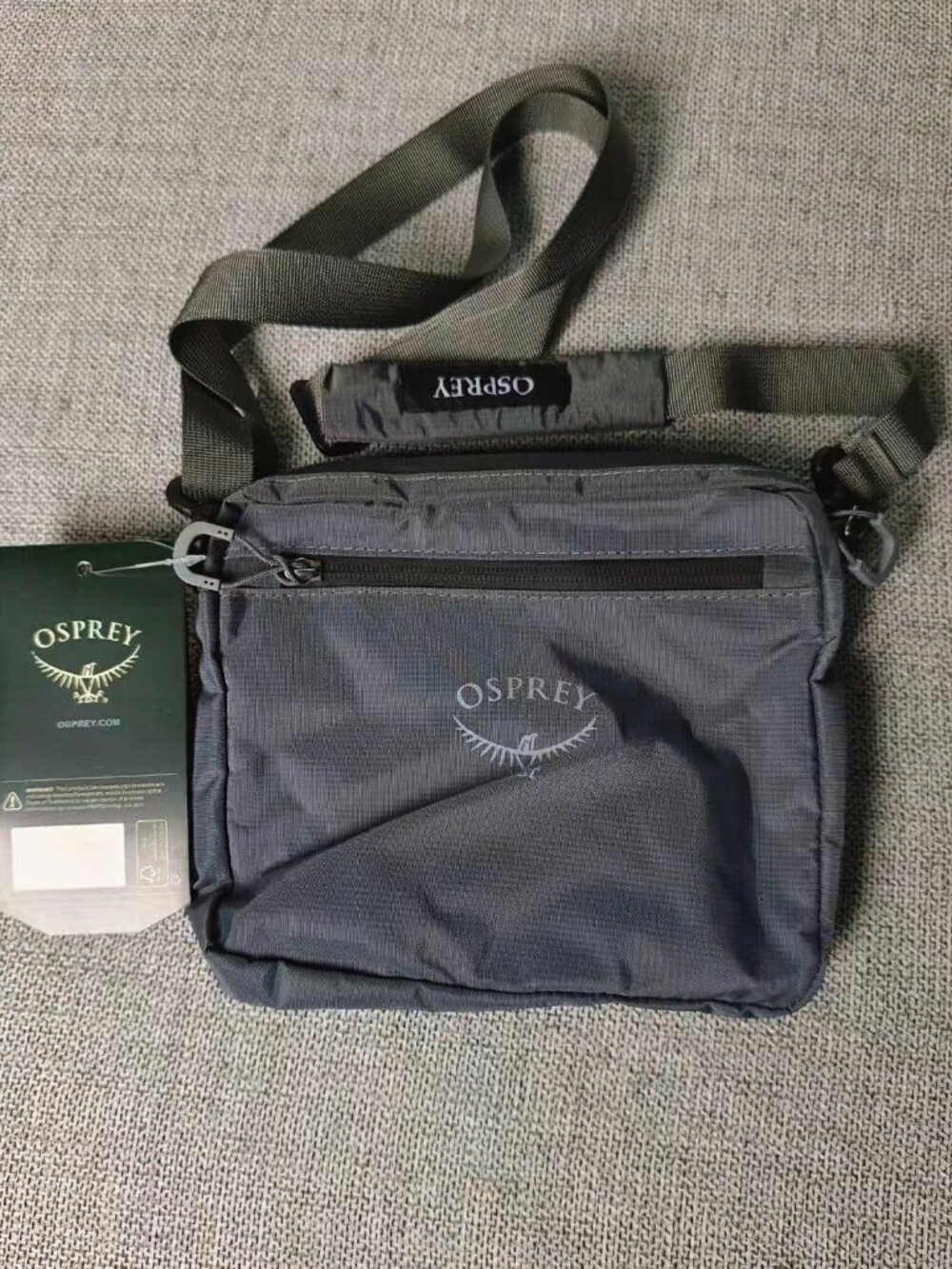 Osprey Shoulder Satchel Bag Gray